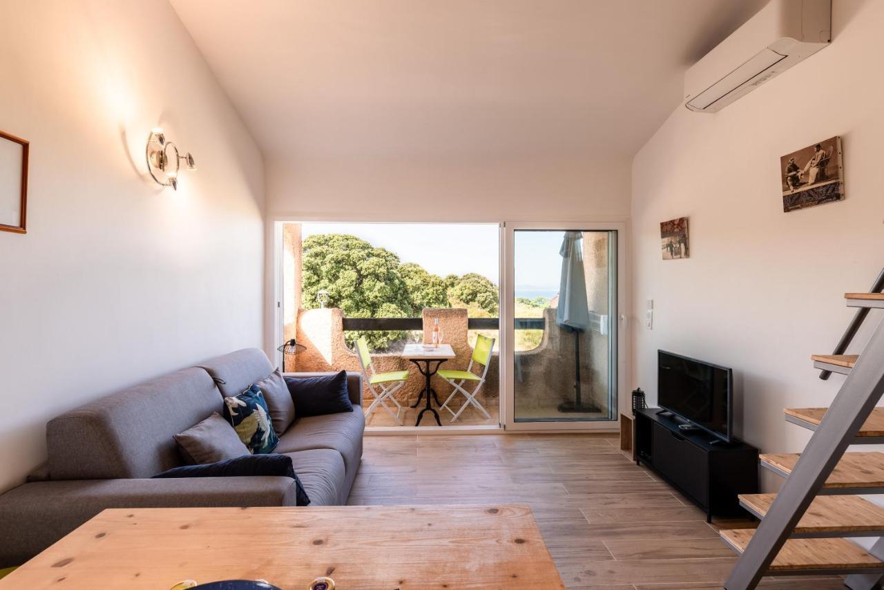 Ambroggio - Grand Studio Avec Mezzanine - Vue Mer Lumio  Dış mekan fotoğraf